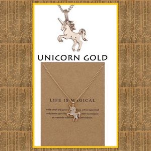 🦄 Gold Plated Unicorn Pendant Necklace🦄